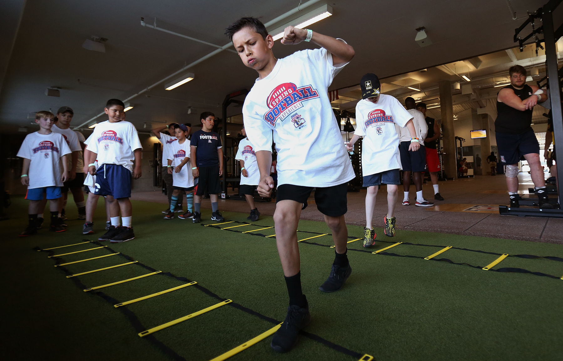 Arizona Wildcats KidCats spring football experience